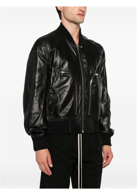 bauhaus flicht jacket man black RICK OWENS | RU02E1749 LBY09